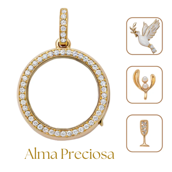 Colar Trindade da Fé | 45cm + 3 Pingentes